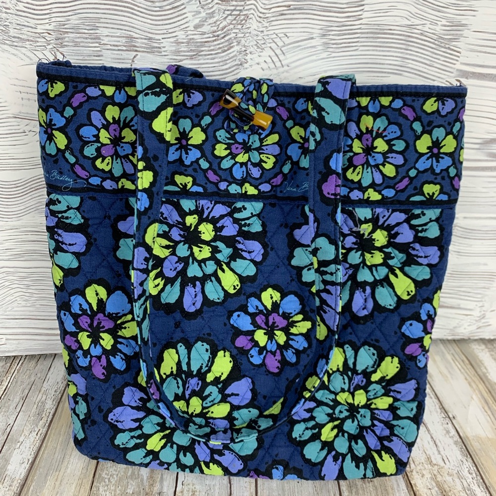 New Vera Bradley blue shoulder bag tote for women